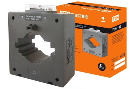 TDM ELECTRIC SQ1101-0168 Трансформатор тока измерительный ТТН 100/1200/5-15VA/0,5S TDM